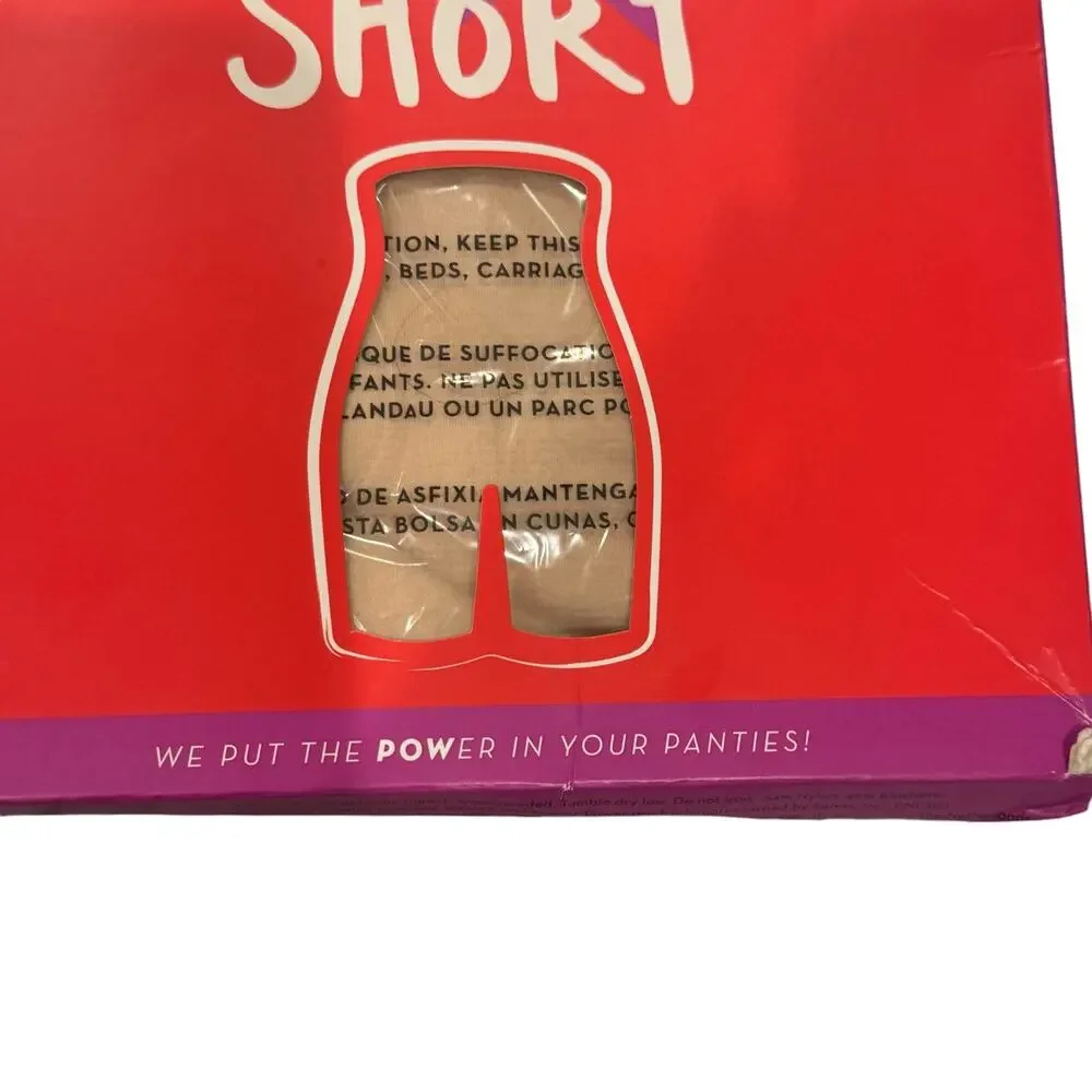 Spanx 2745 Higher Power Shaping Shorts Pull-On Nude Size Small NWT